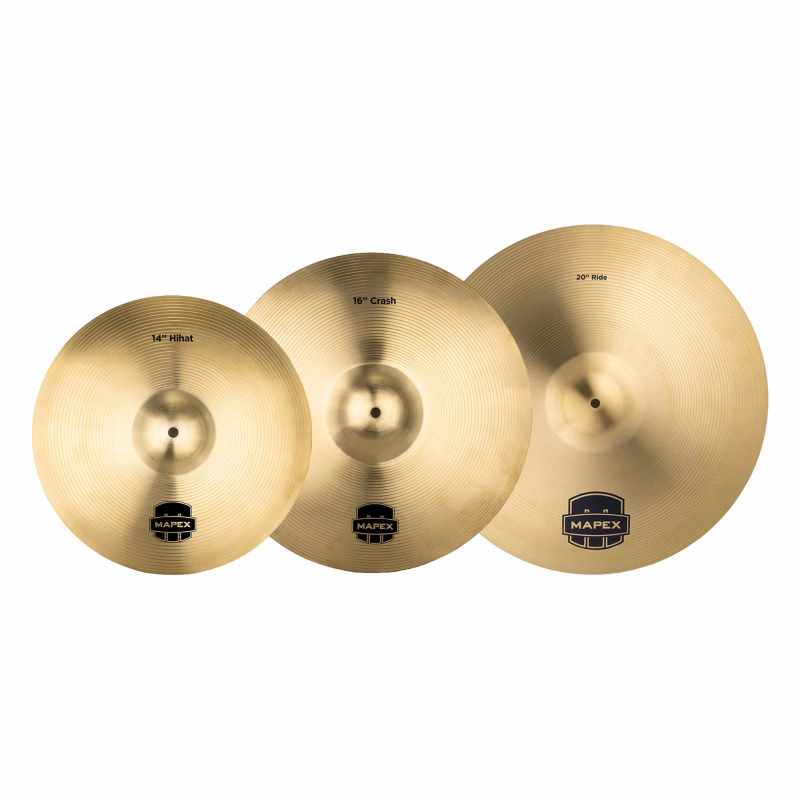 MAPEX SET CYMBALES 14-16-20"