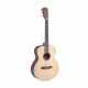 J.N GUITARS ASY-A MINI Asyla series mini auditorium acoustic travel guitar with solid spruce top