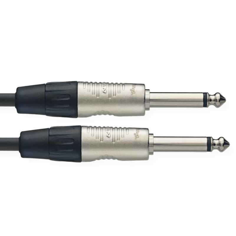 STAGG NPC090R Patch cable, jack/jack (m/m), mono, 90 cm (3')