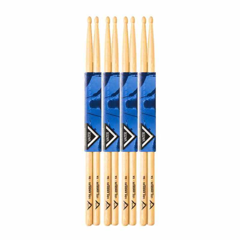 VATER VSP5AW 4-Pack Special, American Hickory Los Angeles 5A Wood tip