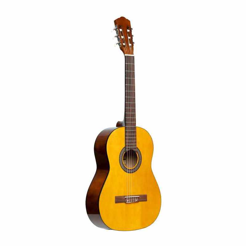 STAGG SCL50 3/4-NAT 3/4 klassische Gitarre mit Lindendecke, naturfarben