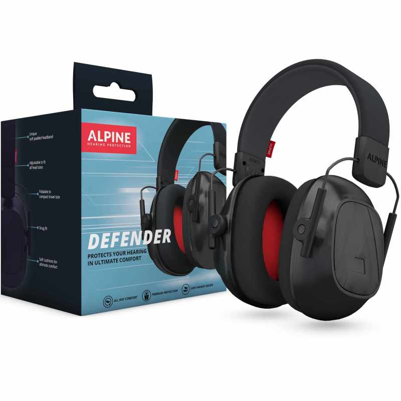 ALPINE HELMET DEFENDER BLACK