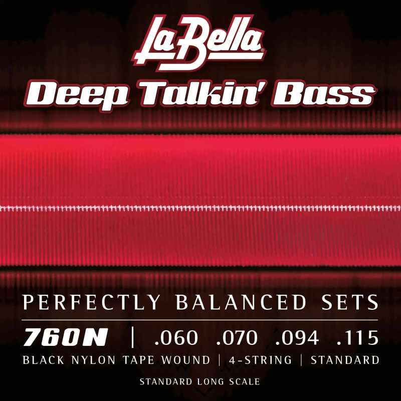 LA BELLA 760N BASS SET DEEP TALKIN BK 60-115