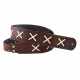 RIGHTON STRAPS RIEMEN LEDER RIGHTON LEGEND DG BRAUN