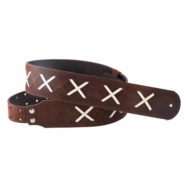 RIGHTON STRAPS RIEMEN LEDER RIGHTON LEGEND DG BRAUN