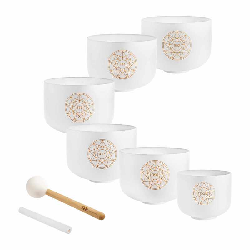 SONIC ENERGY SET SINGING BOWL SONIC CRISTAL SOLFEGGIO