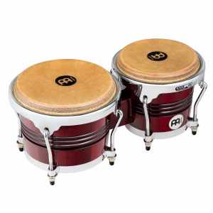 MEINL BONGOS 6.75/8" BURDEOS CROMADO