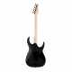 CORT GUITAR X100 LEFT-HANDED BLACK OPEN PORE