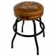 ORTEGA STOOL 24" BLACK AND BROWN