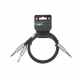 KIRLIN Y336-3BK CABLE PATCH Y 2XJACK-JACK 6.35 NR