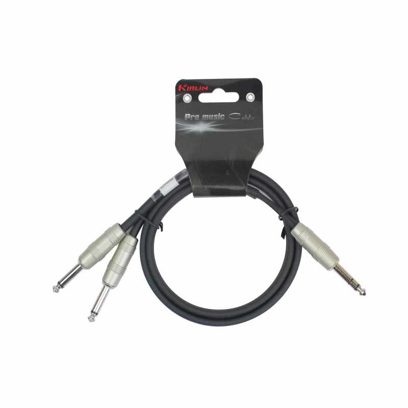 KIRLIN Y336-3BK CABLE PATCH Y 2XJACK-JACK 6.35 NR