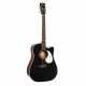 CORT GUITAR MR500F CEDAR BLACK SATIN