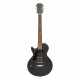 STAGG SEL-HB90 BLK LH Standard Serie, E-Gitarre mit massivem, flacher Mahagonikorpus, Linkshänder