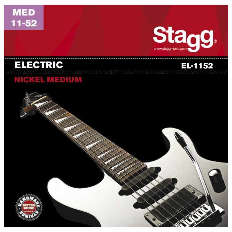 STAGG EL-1152 Nickel plated steel set of strings for electric guitar