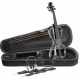 STAGG EVN X-4/4 BK 4/4 electric violin set with black electric violin, soft case and headphones