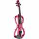 STAGG EVN X-4/4 MRD 4/4 electric violin set with metallic red electric violin, soft case and headphones