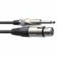 STAGG SMC1XP Cable de micrófono XLR / jack (f / m), 1 m