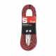 STAGG SGC3VT RD 3M/10FT VINTWEED CABLE-RED