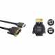 STAGG NVC10HAMDVIDM Cable de video, serie N - HDMI 1.4 / DVI de doble enlace