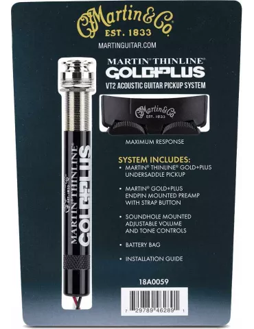  MARTIN & CO. A0059 Préamp/pickup Thinline gold plus VTII|MusicGoodDeal  2