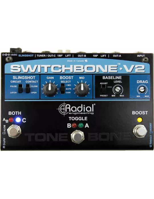  TONEBONE SWITCHBONE-V2 Instruments - ABY/C with optical switch|MusicGoodDeal 