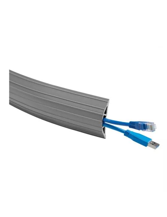 MULTIBRACKETS 6152 Cache-câble sol Multibrackets Floor Cable Cover PVC Gris - 10m