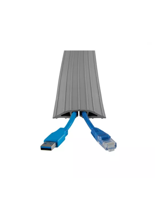 MULTIBRACKETS 6152 Cache-câble sol Multibrackets Floor Cable Cover PVC Gris - 10m