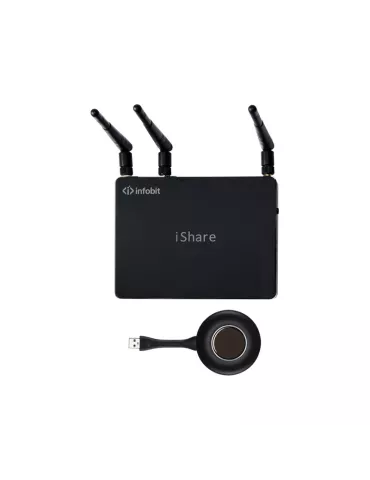 INFOBIT ISHARE200 Wireless Presentation System 2x Displays Infobit iShare 200 INFOBIT INFISHARE200 | MusicGoodDeal