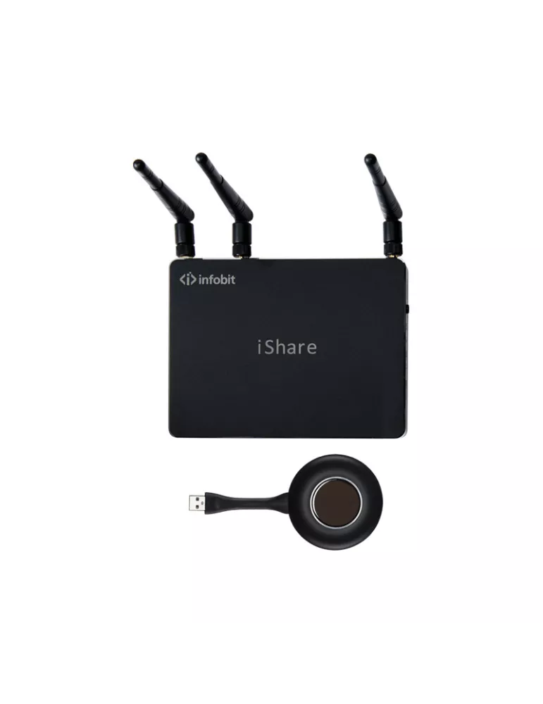 INFOBIT ISHARE200 Wireless Presentation System 2x Displays Infobit iShare 200 INFOBIT INFISHARE200 | MusicGoodDeal