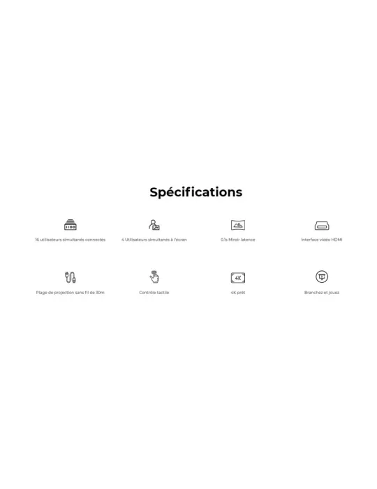 INFOBIT ISHARE200 Drahtloses Präsentationssystem 2x Displays Infobit iShare 200 INFOBIT INFISHARE200 | MusicGoodDeal