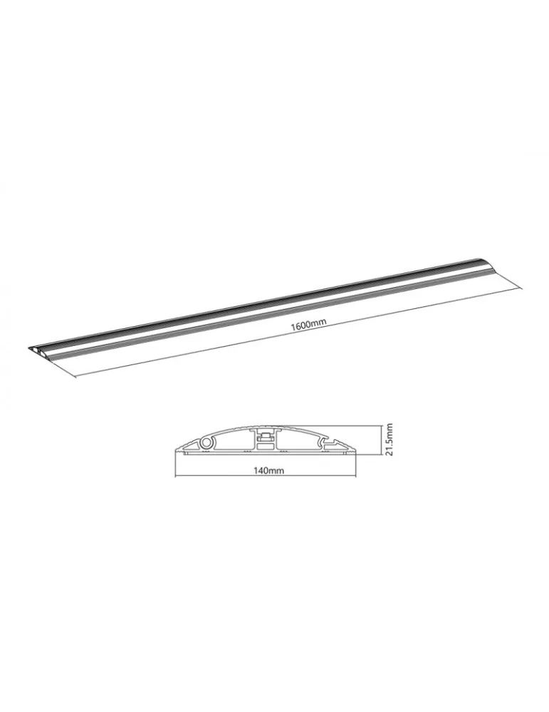MULTIBRACKETS 2208 Kabelschutz Boden Multibrackets Cable Cover Grau - 139mm-L 1600mm-L REF  MULTIBRACKETS MUL2208 | MusicGoodD