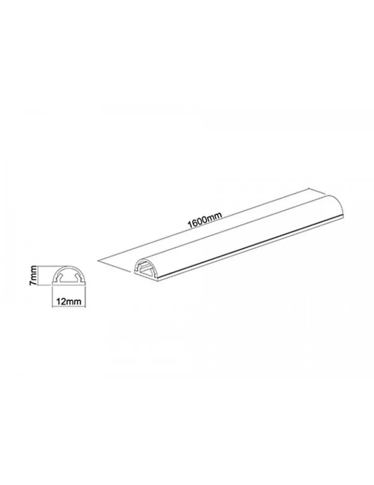 MULTIBRACKETS 1233 Kabelkanal weiß 1.1m Universal Cable Cover 18mm 110cm REF  MULTIBRACKETS MUL1233 | MusicGoodDeal