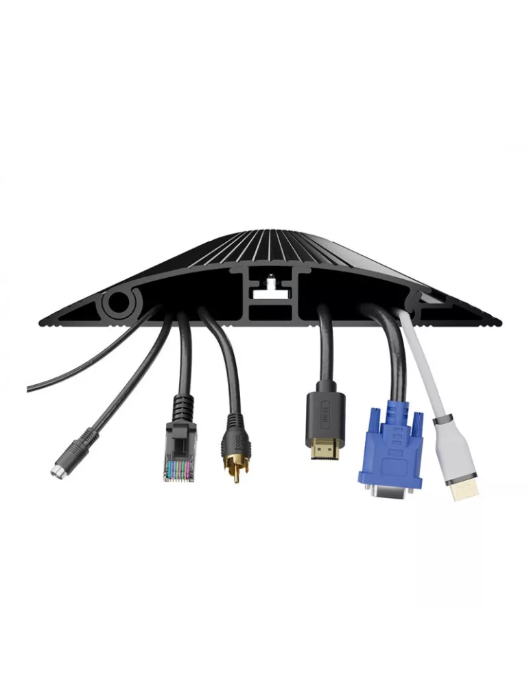 MULTIBRACKETS 5391 Cubrecables de suelo Cubrecables Multibrackets Negro - 139mm-A 1100mm-L MULTIBRACKETS MUL5391 | MusicGoodDe