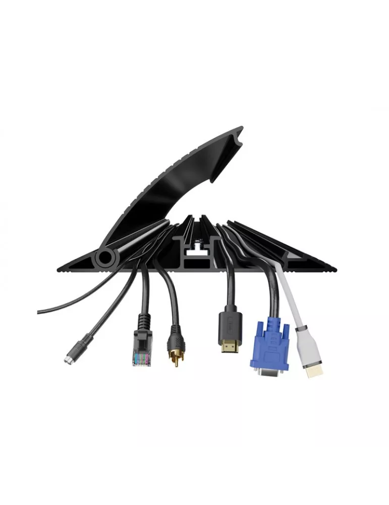 MULTIBRACKETS 5391 Cache-câble sol Multibrackets Cable Cover Noir - 139mm-W 1100mm-L