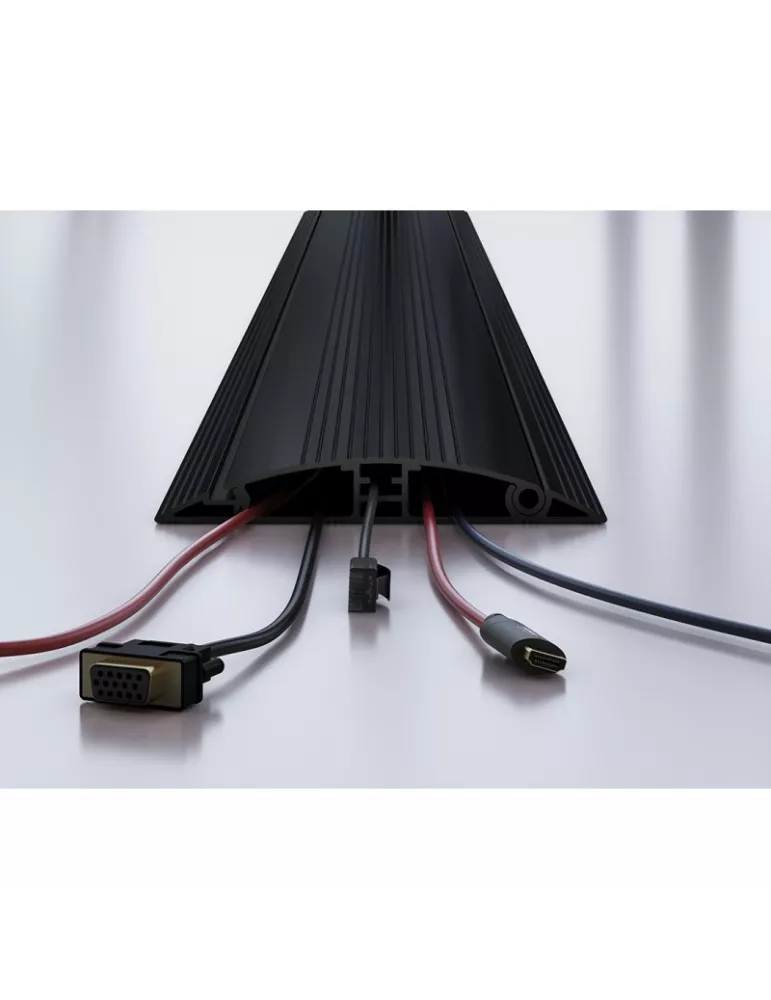 MULTIBRACKETS 5407 Cubrecables de suelo Cubrecables Multibrackets Negro - 139mm-A 1600mm-L MULTIBRACKETS MUL5407 | MusicGoodDe