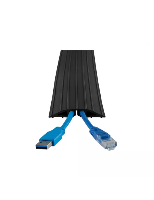 MULTIBRACKETS 6138 Cache-câble sol Multibrackets Floor Cable Cover PVC Noir - 10m