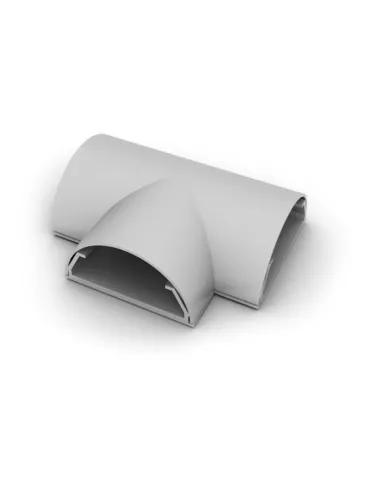 MULTIBRACKETS 3190 Cache-câble Multibrackets Cable Cover T Joint Gris - 50 mm