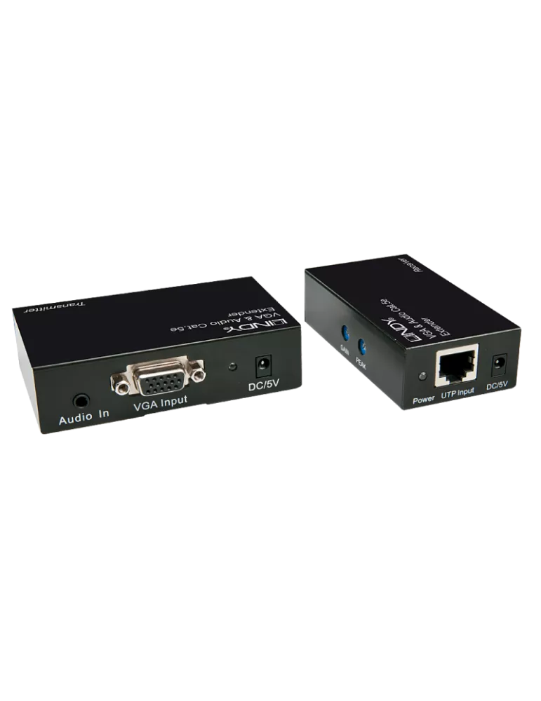 LINDY 32540  Kit extensor VGA y audio Cat.5e 300m LINDY LIN32540 | MusicGoodDeal