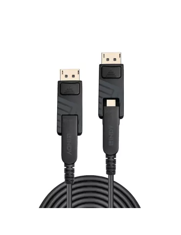 LINDY 38485 Lindy Kabel Mini DisplayPort 1.4 Hybrid Glasfaser 8K DP-Stecker mitgeliefert 70m LINDY LIN38485 | MusicGoodDeal