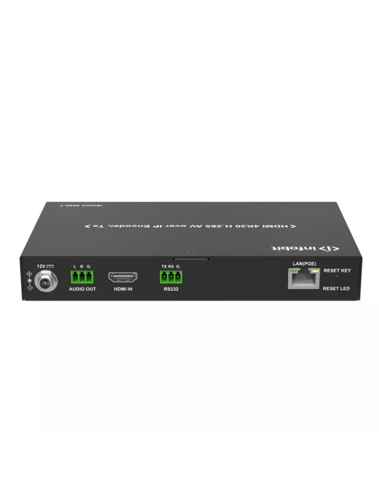 INFOBIT ISWITCH265KT Conmutador transmisor sobre IP iSwitch 265K-T HDMI 4K30 H.265 AV Configuración cero INFOBIT INFISWITCH265