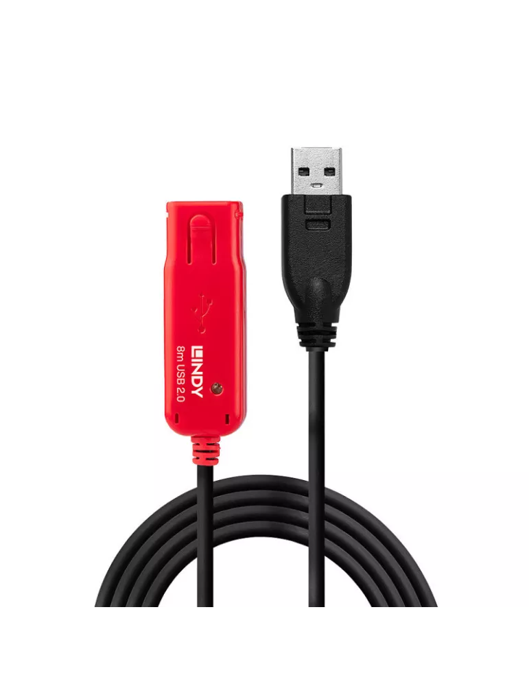 LINDY 42781 Lindy Aktives USB 2.0 Pro Verlängerungskabel mit 4-Port Hub 8m LINDY LIN42781 | MusicGoodDeal