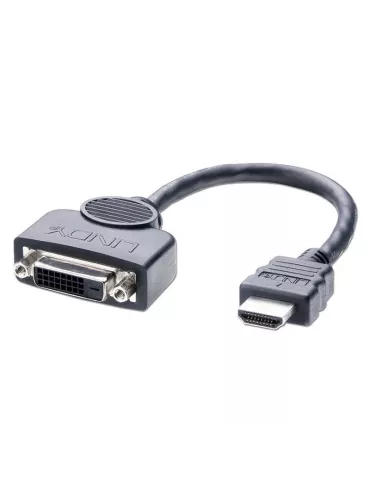 LINDY 41227 Lindy  Câble adaptateur HDMI A mâle / DVI-D femelle 0.2m