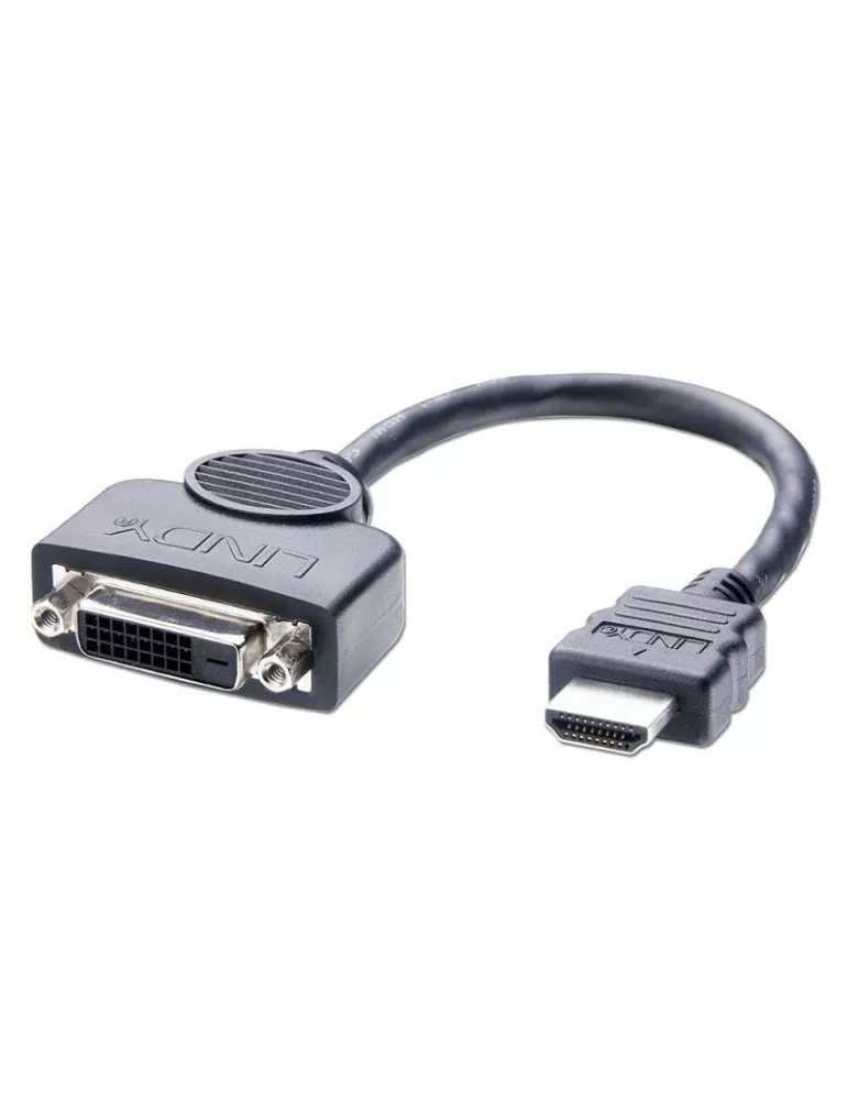LINDY 41227 Cable adaptador Lindy HDMI A macho   DVI-D hembra 0,2 m LINDY LIN41227 | MusicGoodDeal