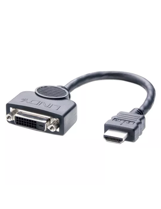 LINDY 41227 Lindy HDMI A male   DVI-D female adapter cable 0.2m LINDY LIN41227 | MusicGoodDeal