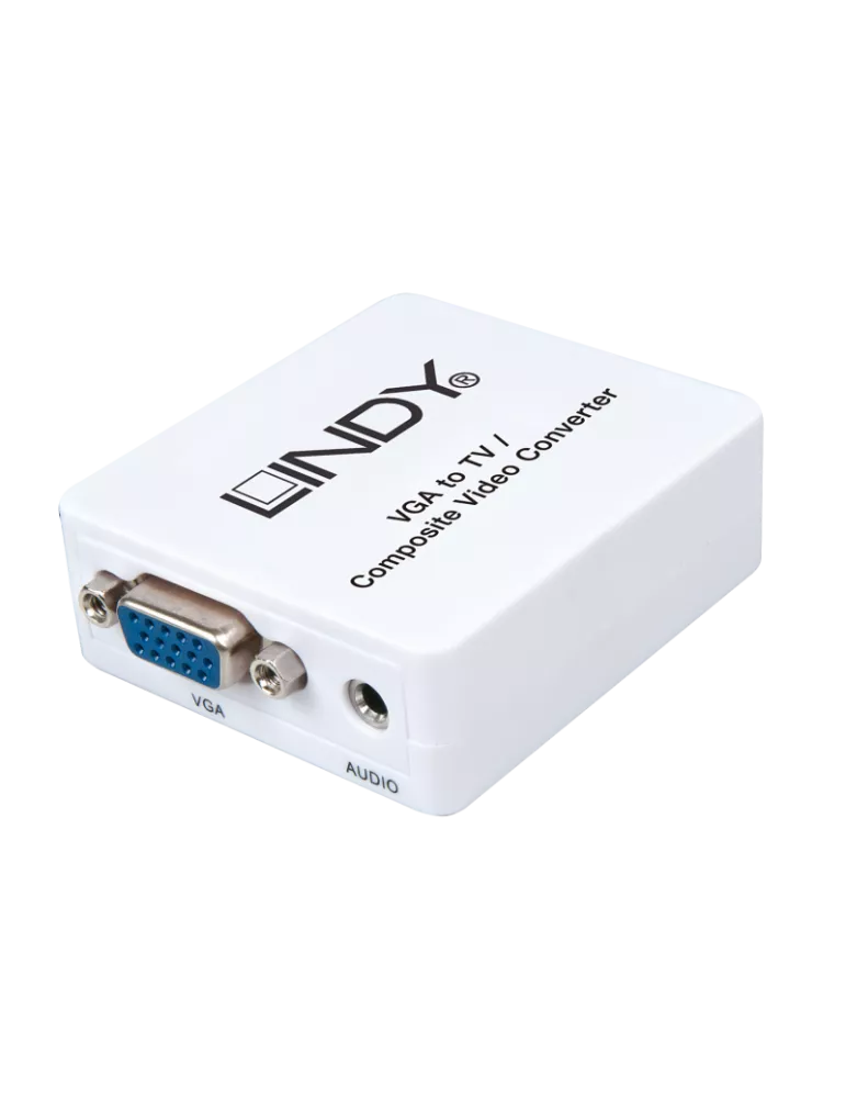 LINDY 32544 : Convertisseur VGA vers TV vidéo composite Lite