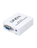 LINDY 32544  Conversor de VGA a vídeo compuesto para TV Lite LINDY LIN32544 | MusicGoodDeal