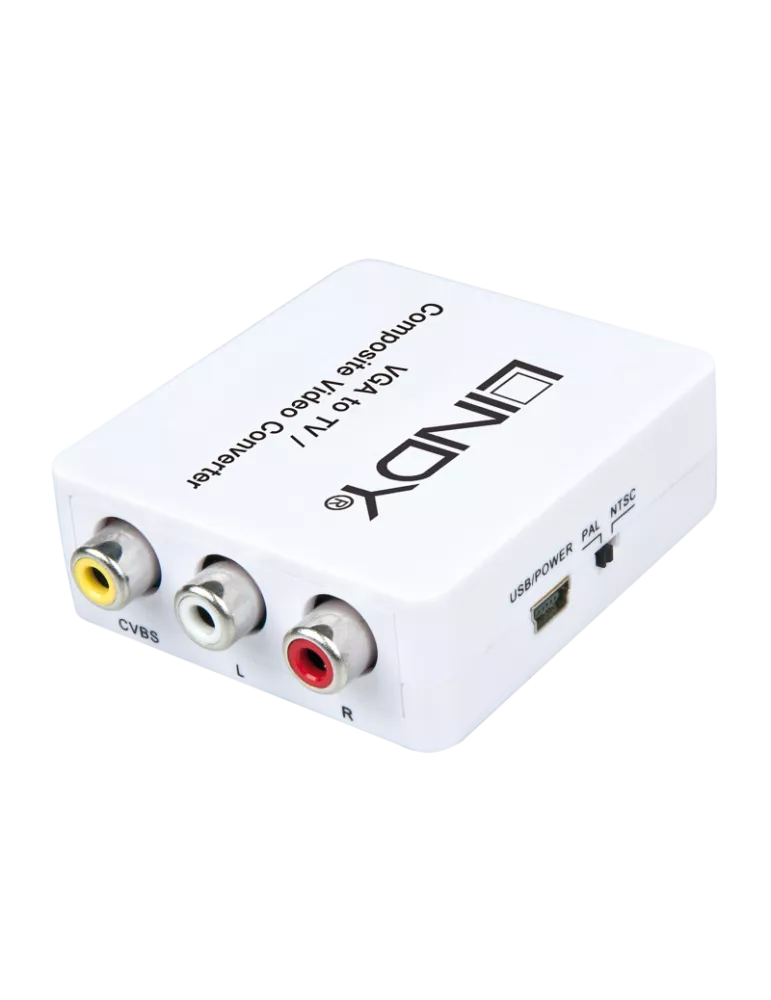 LINDY 32544   VGA zu TV Composite Video Konverter Lite LINDY LIN32544 | MusicGoodDeal
