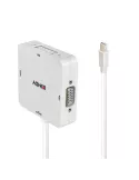 LINDY 38297 Conversor Lindy Active Mini DisplayPort 1.2 a HDMI 18G DVI y VGA LINDY LIN38297 | MusicGoodDeal