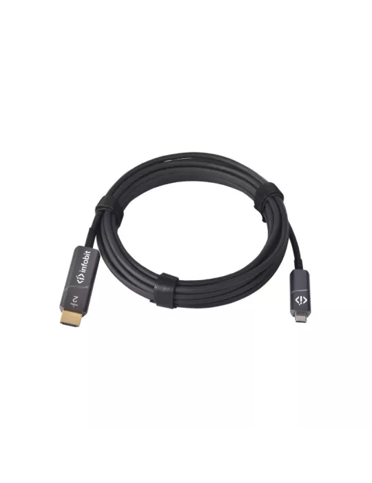 INFOBIT AOCCHDMI05 Cordon adaptateur USB-C vers HDMI  AOC-CHDMI-05 4K60 Audio &video 5m