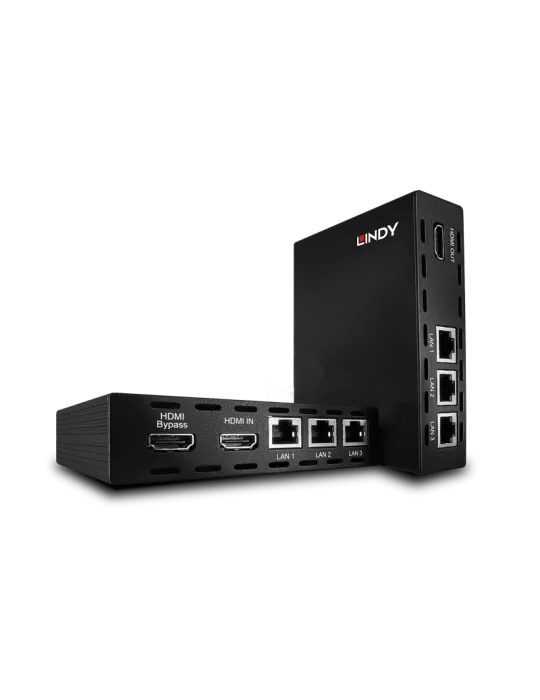 LINDY 38115  C6 HDBaseT HDMI RS232   IR extender kit with 100m PoH LINDY LIN38115 | MusicGoodDeal